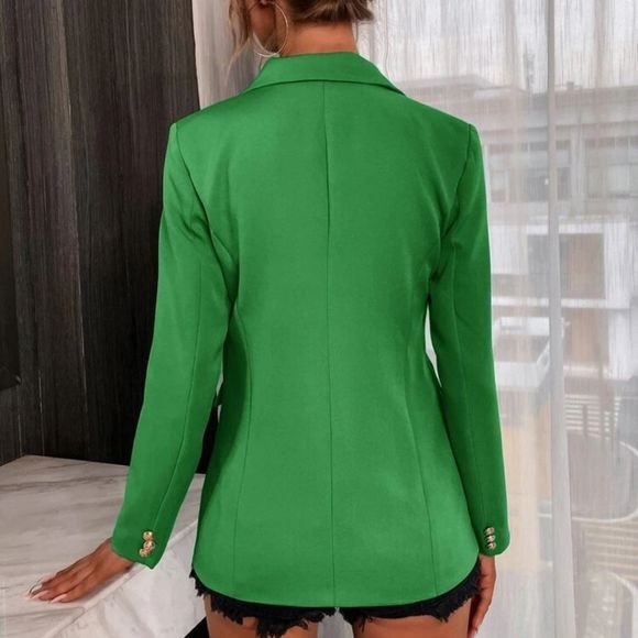 Green Double breasted blazer - Picture 3 of 7